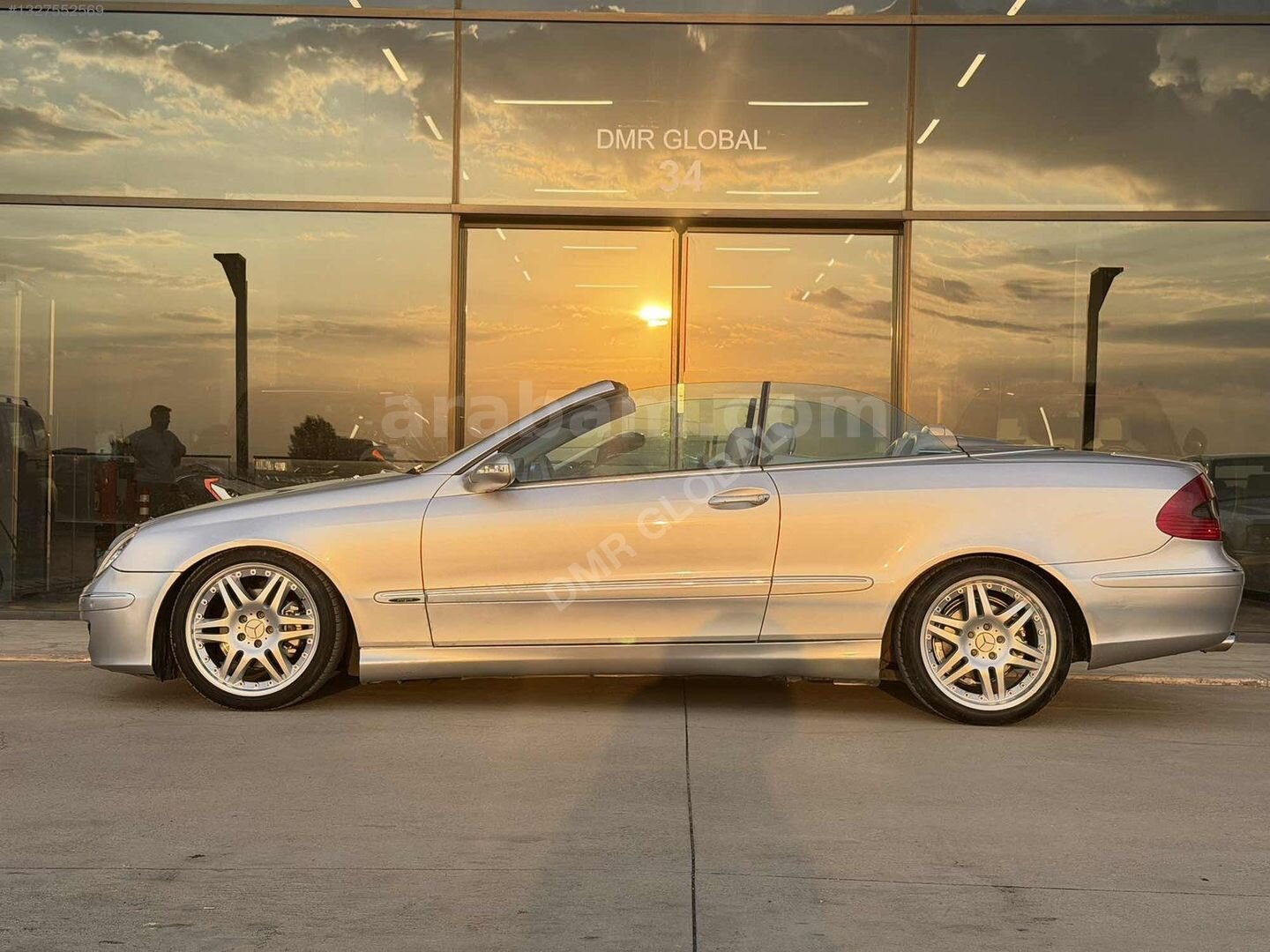 Galeriden Mercedes - Benz CLK 200 Kompressor Avantgarde 2003 Model Ankara 360.000 km Gri 5