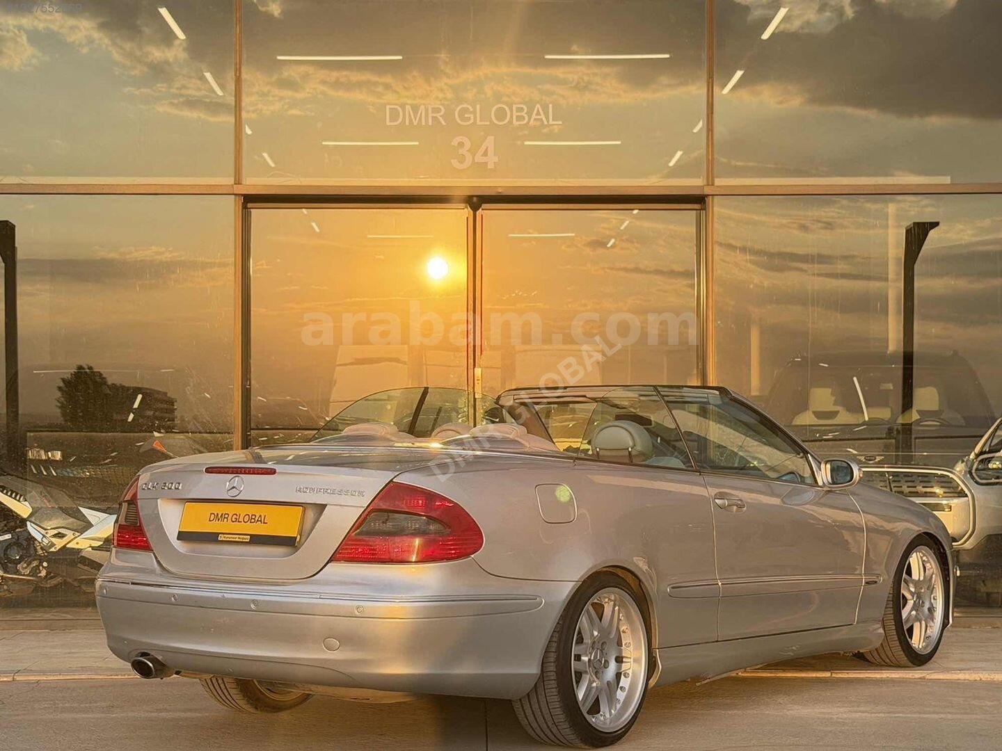 Galeriden Mercedes - Benz CLK 200 Kompressor Avantgarde 2003 Model Ankara 360.000 km Gri 7