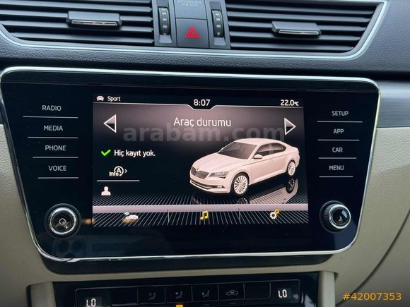 DEĞİŞENSZ 2017 MODEL SUPERB STYLE CARPLAY-E.KOLTUK-HAFIZA-G.GRŞ