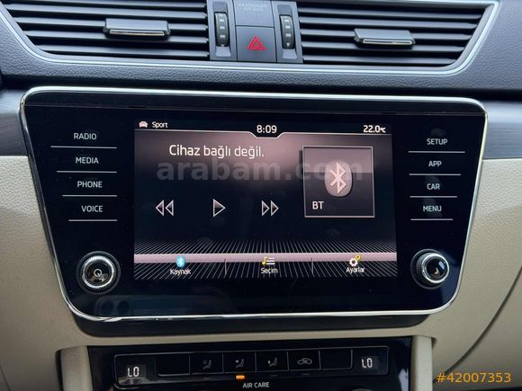 DEĞİŞENSZ 2017 MODEL SUPERB STYLE CARPLAY-E.KOLTUK-HAFIZA-G.GRŞ