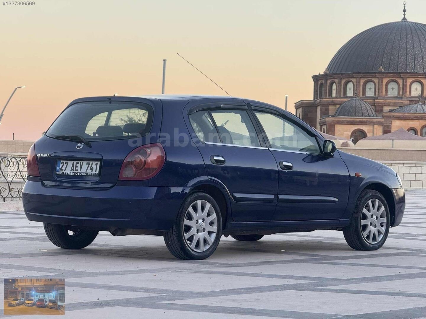 Galeriden Nissan Almera 1.5 Tekna 2005 Model Kilis 280.000 km Mavi 7