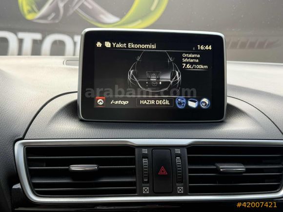 HATASZ 2014 MAZDA 3 1.5 SKYACTİVE OTOMATİK-K.ISITMA-G.GÖRÜŞ-AZKM