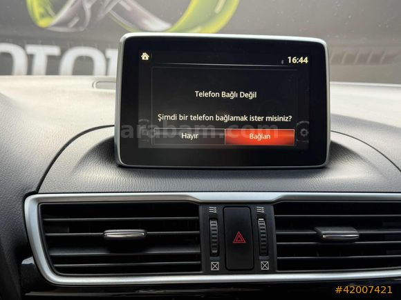 HATASZ 2014 MAZDA 3 1.5 SKYACTİVE OTOMATİK-K.ISITMA-G.GÖRÜŞ-AZKM