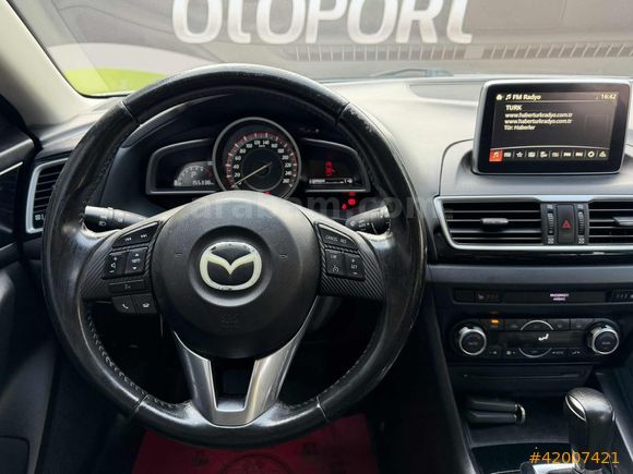 HATASZ 2014 MAZDA 3 1.5 SKYACTİVE OTOMATİK-K.ISITMA-G.GÖRÜŞ-AZKM