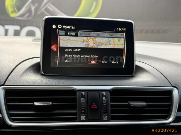 HATASZ 2014 MAZDA 3 1.5 SKYACTİVE OTOMATİK-K.ISITMA-G.GÖRÜŞ-AZKM