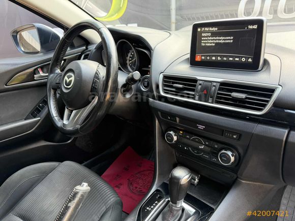 HATASZ 2014 MAZDA 3 1.5 SKYACTİVE OTOMATİK-K.ISITMA-G.GÖRÜŞ-AZKM