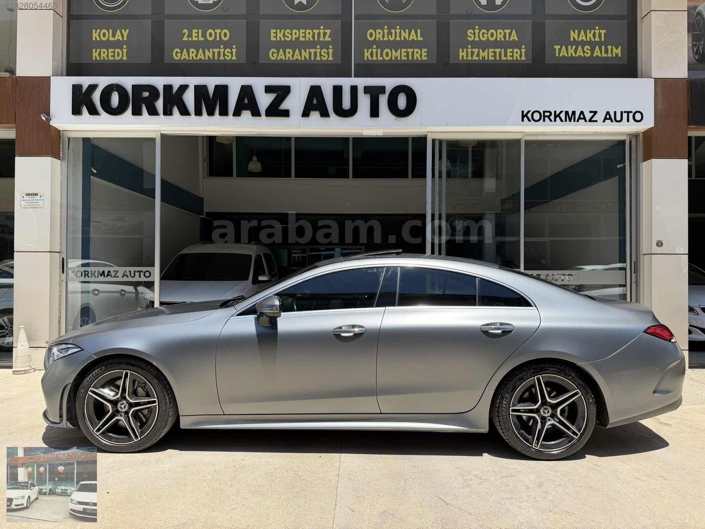 Galeriden Mercedes - Benz CLS 300 D AMG 2018 Model Gaziantep 76.000 km Füme 5