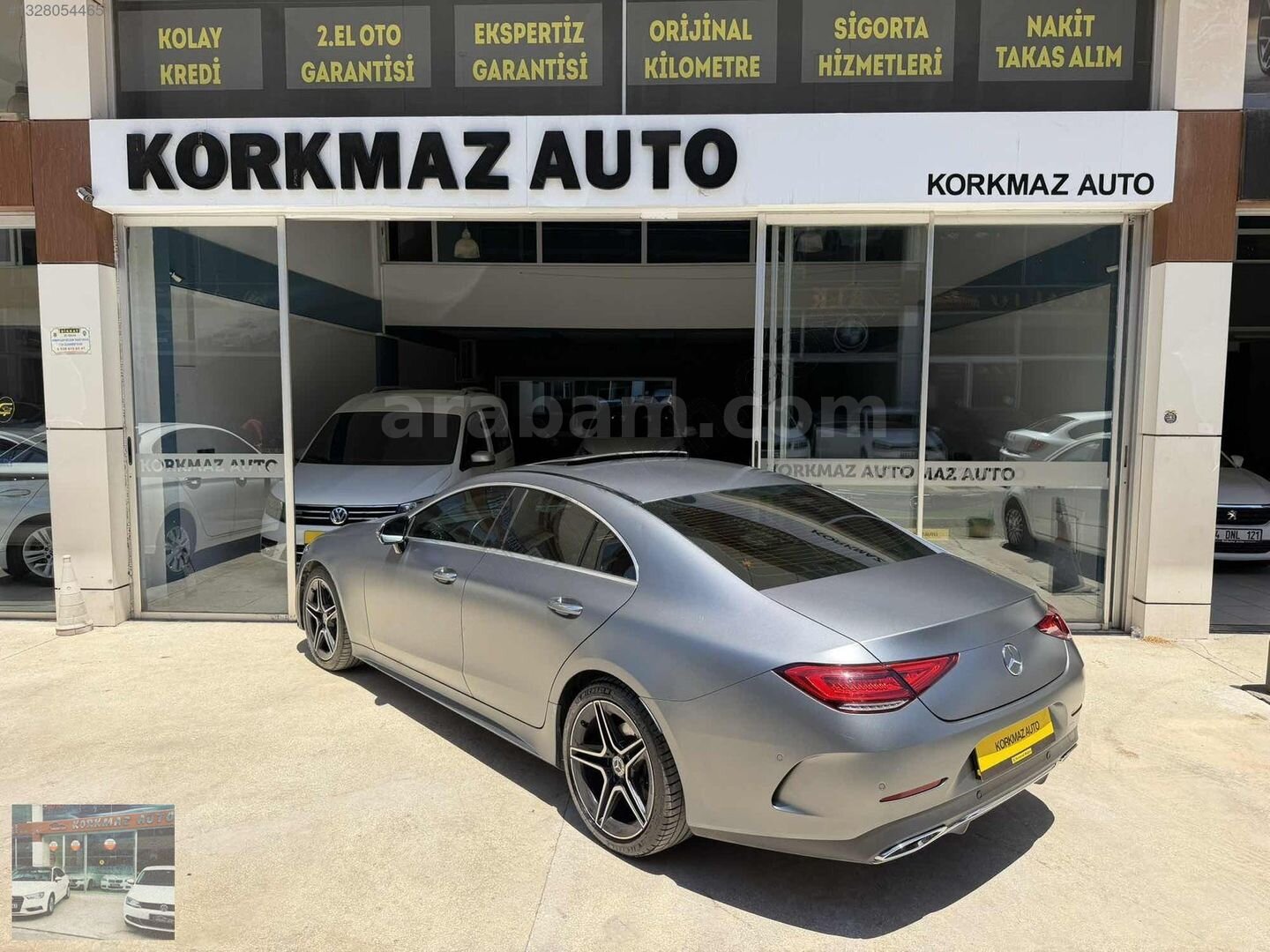 Galeriden Mercedes - Benz CLS 300 D AMG 2018 Model Gaziantep 76.000 km Füme 6