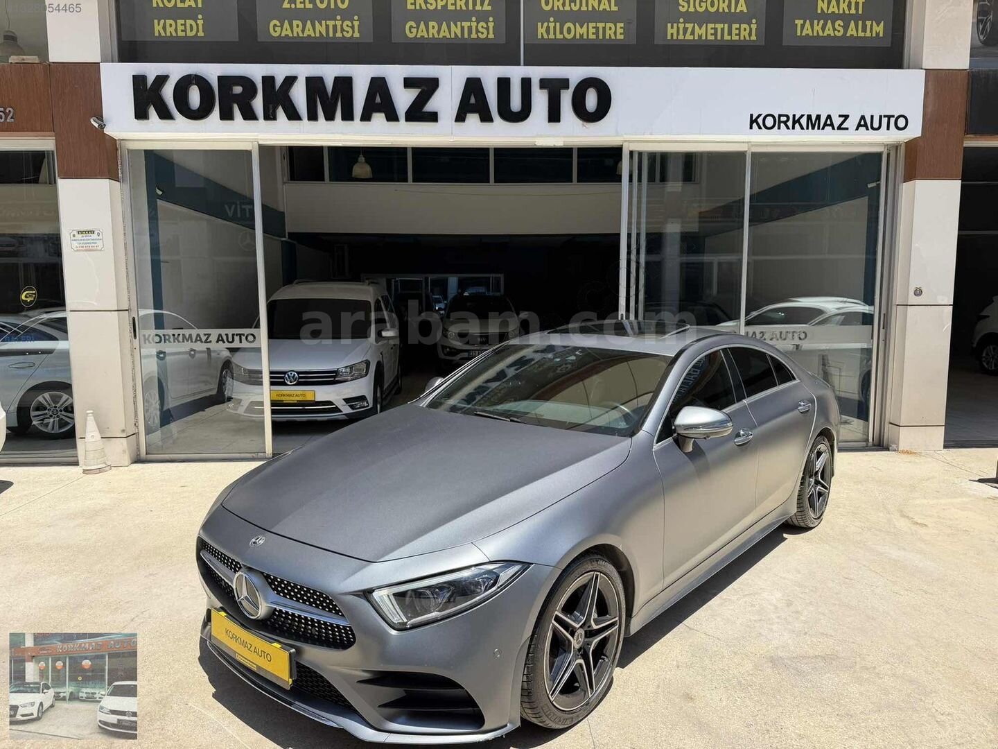 Galeriden Mercedes - Benz CLS 300 D AMG 2018 Model Gaziantep 76.000 km Füme 4