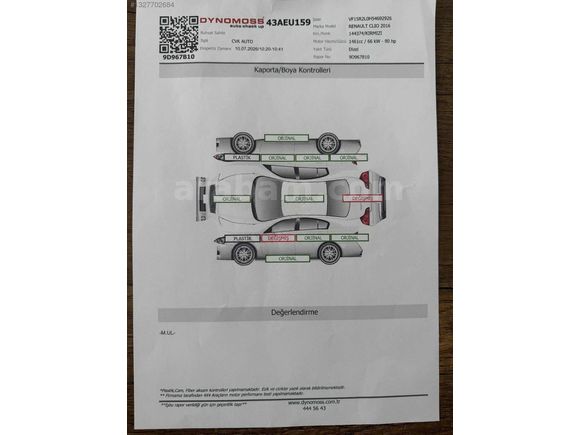 2016 CLİO 1.5 DCİ İCON 144.000 KM FULL PAKET