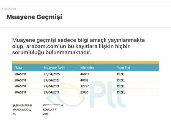 2016 1.5 DCİ OTOMATİK 49.000 KM DE HATASIZ AYARINDA CLİO