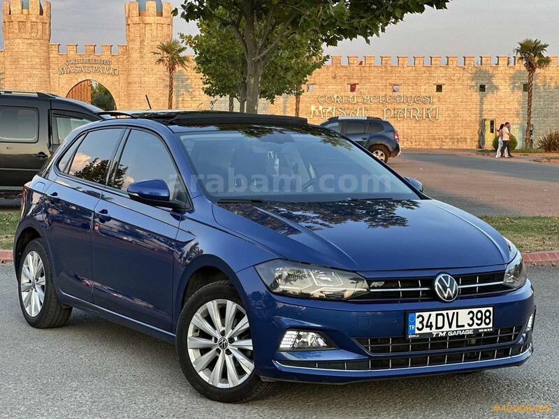 Galeriden Volkswagen Polo 1.0 TSi Highline 2021 Model Tekirdağ 111.500 km Mavi