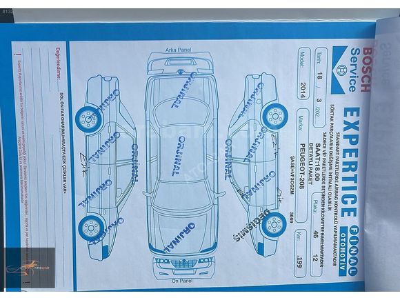 なのページ Galeriden Peugeot 208 1.0 VTi Access 2014 Model Gaziantep 70.000