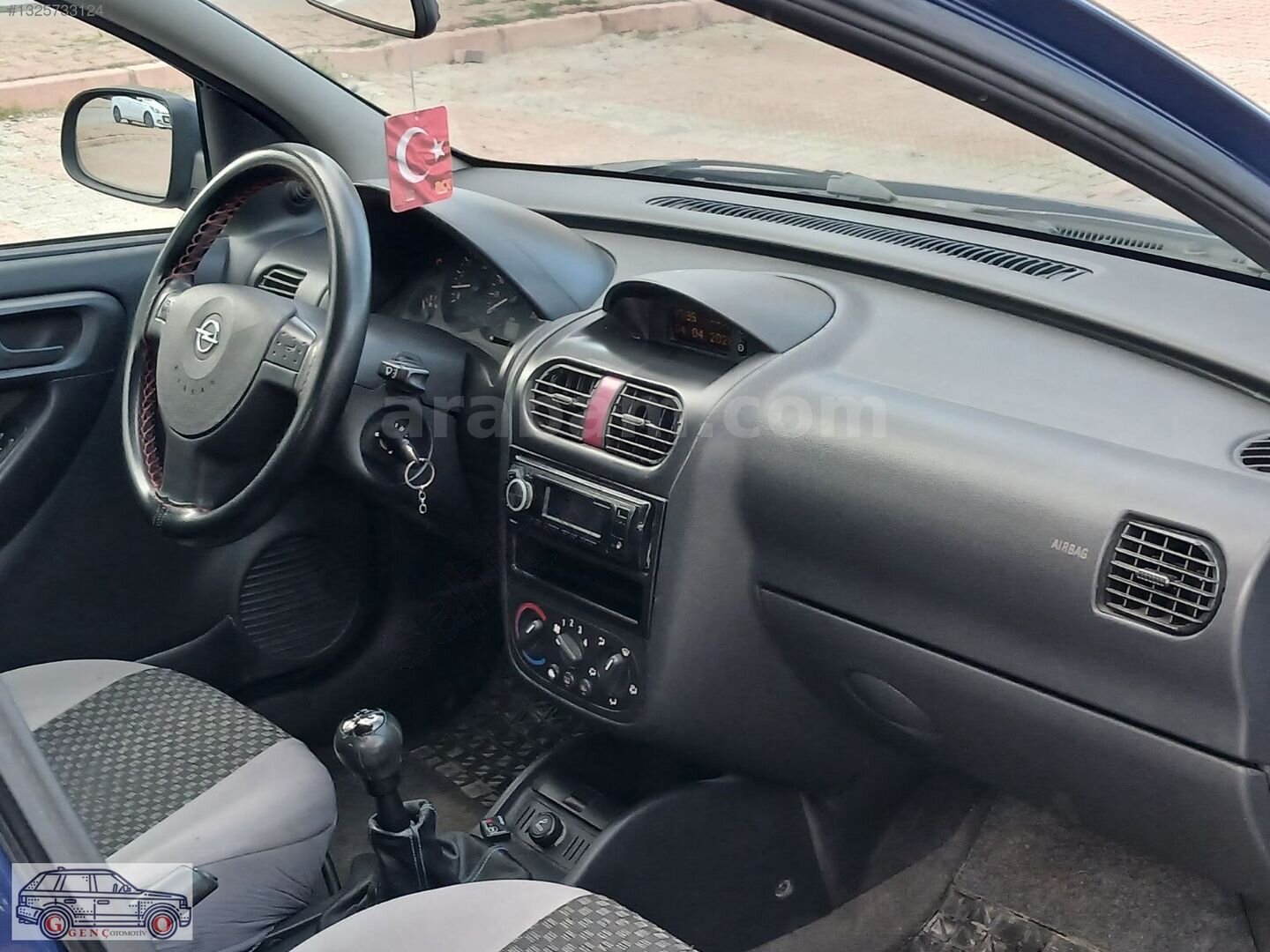 Galeriden Opel Corsa 1.2 Essentia 2004 Model Kayseri 220.000 km Mavi 6