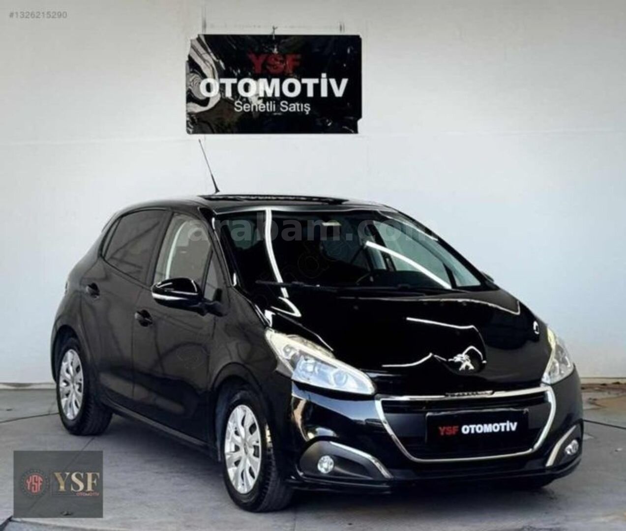 Galeriden Peugeot 208 1.2 PureTech Active 2017 Model İstanbul 162.000 km Siyah 4