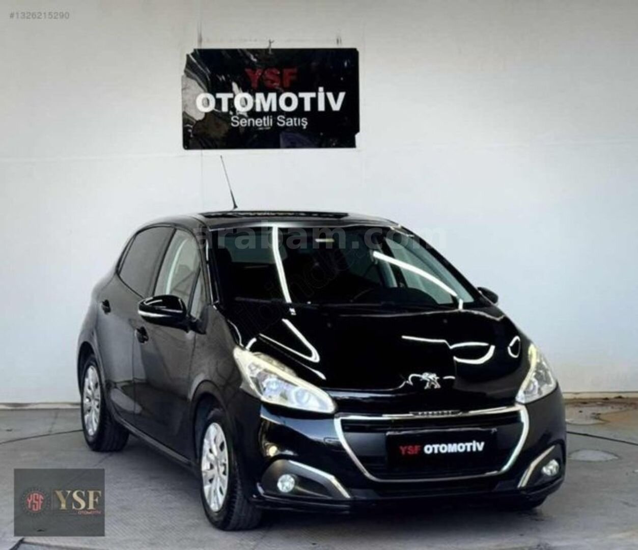 Galeriden Peugeot 208 1.2 PureTech Active 2017 Model İstanbul 162.000 km Siyah 3