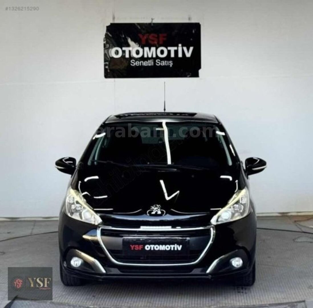 Galeriden Peugeot 208 1.2 PureTech Active 2017 Model İstanbul 162.000 km Siyah 2
