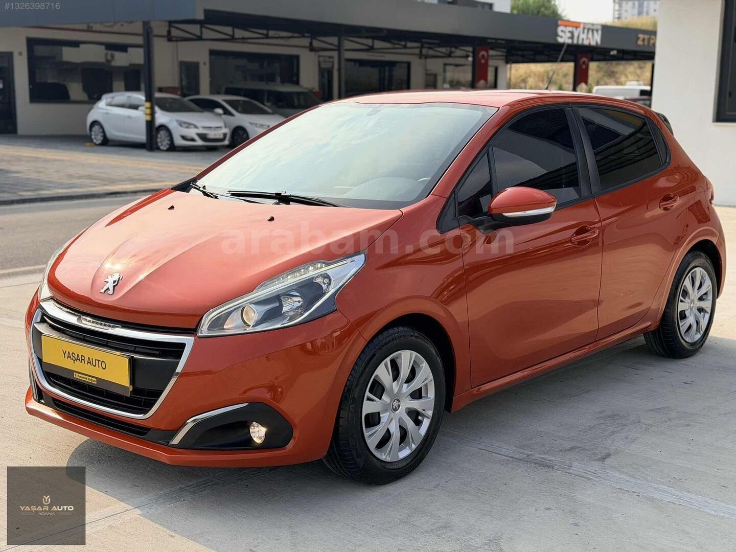 Galeriden Peugeot 208 1.2 PureTech Active 2018 Model Adana 111.000 km Turuncu 1