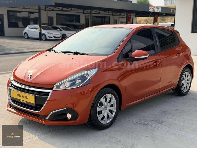 Galeriden Peugeot 208 1.2 PureTech Active 2018 Model Adana 111.000 km Turuncu