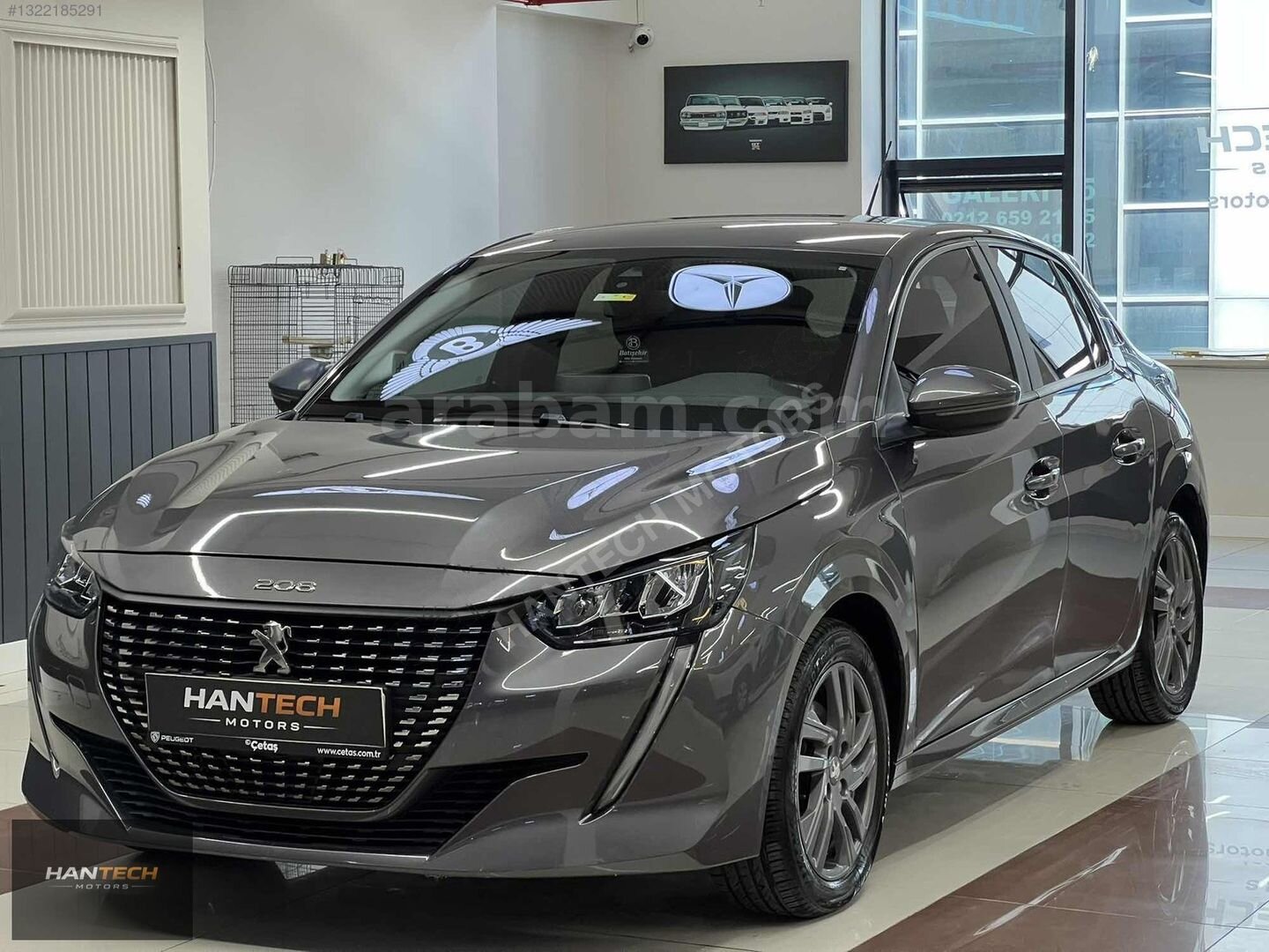 Galeriden Peugeot 208 1.2 PureTech Prime 2021 Model İstanbul 49.000 km Gri 1