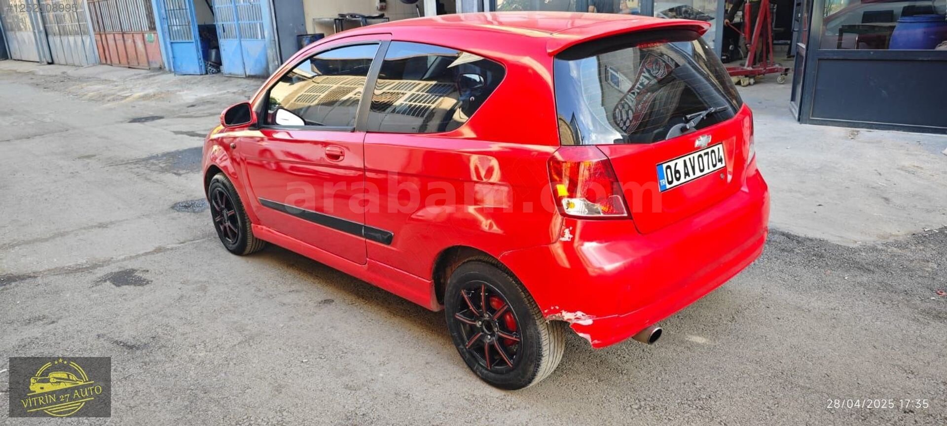 Galeriden Chevrolet Kalos 1.4 S 2005 Model Gaziantep 242.125 km Kırmızı 3