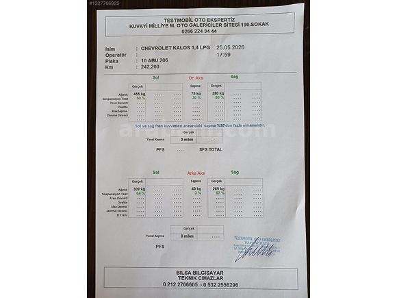 GÜLDALI'DAN 2005 MODEL 1.4 16VALF KLİMALI LPGLİ KALOS