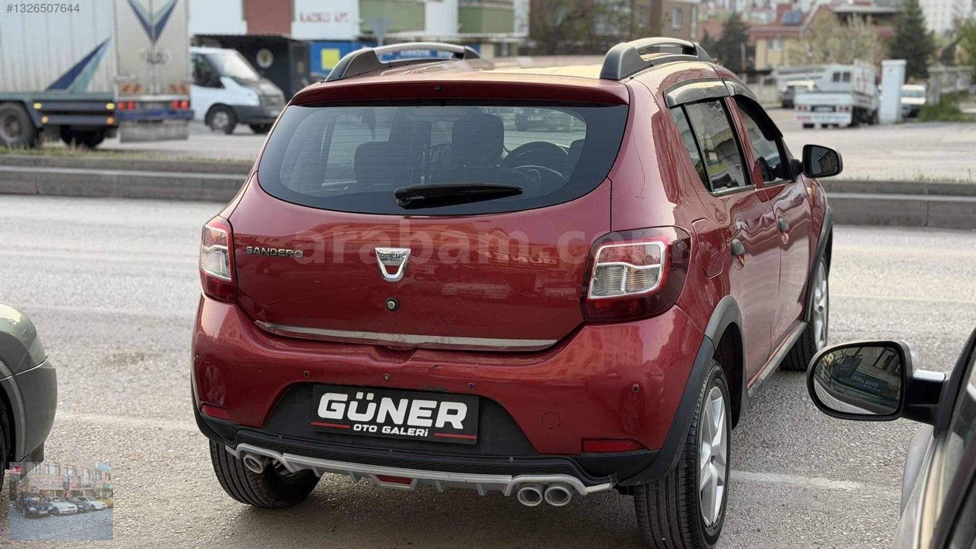 Galeriden Dacia Sandero 0.9 TCe Stepway Ambiance 2014 Model Ankara 200.000 km Kırmızı 7