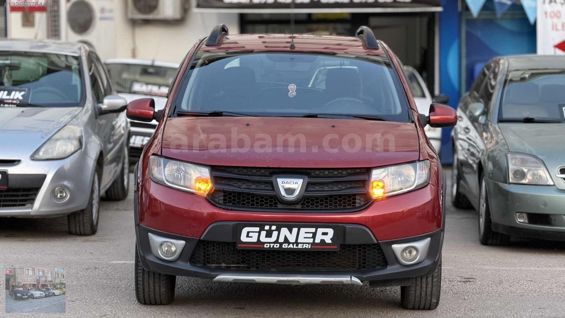 Galeriden Dacia Sandero 0.9 TCe Stepway Ambiance 2014 Model Ankara 200.000 km Kırmızı 2