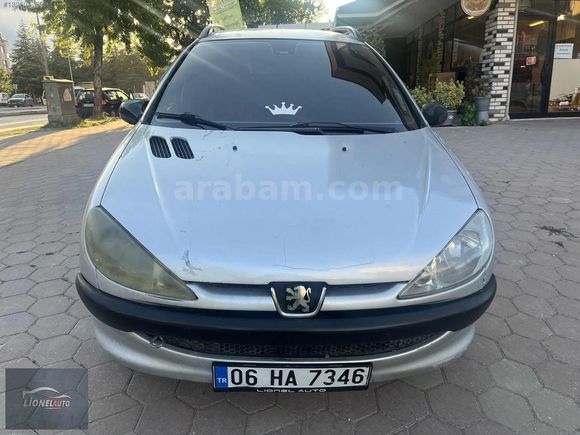 PEJO 206 1.4 DİZEL KLİMA Lİ AİLE ARACI