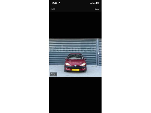 Sahibinden Peugeot 206 1.6 XT 2001 Model 