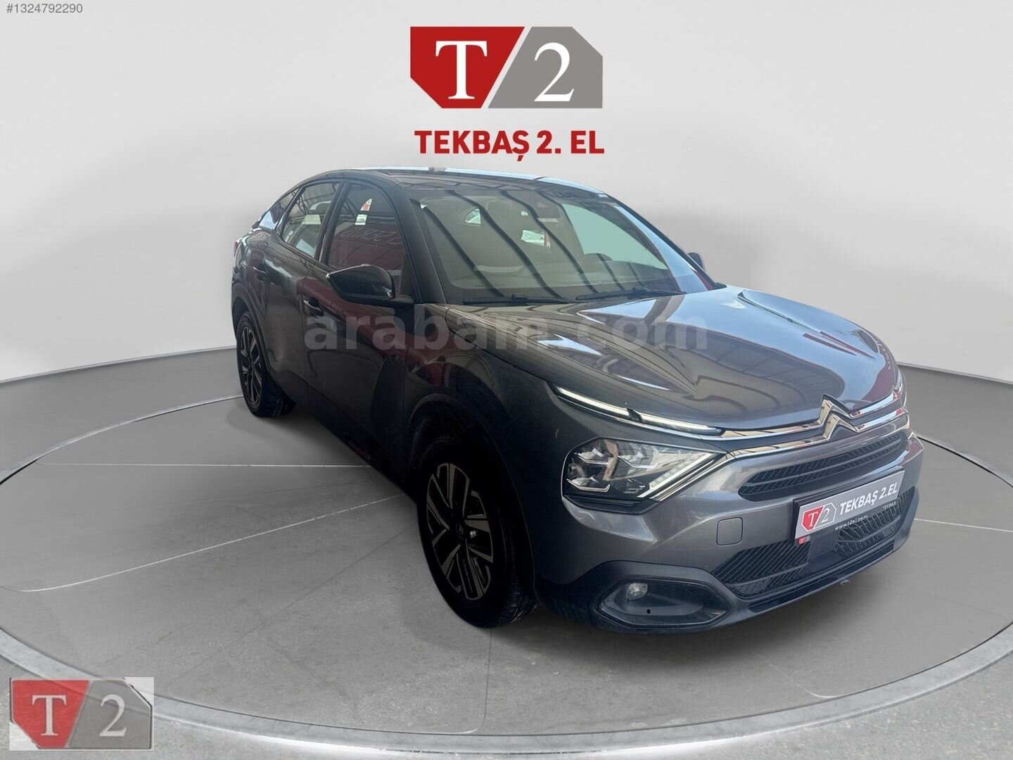 Galeriden Citroen C4 1.2 PureTech Feel Bold 2022 Model Adana 77.000 km Gri 1