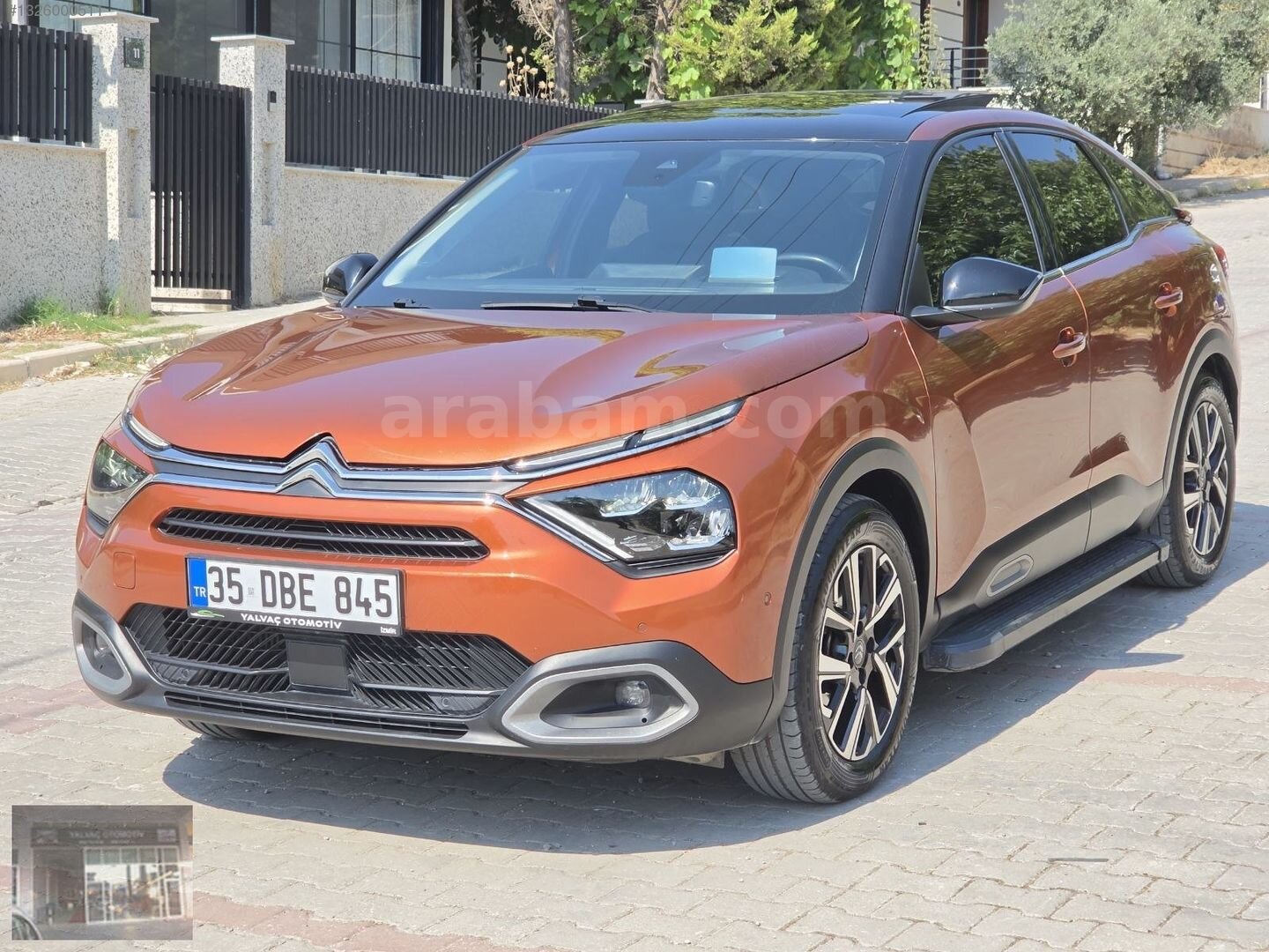 Galeriden Citroen C4 1.2 PureTech Shine Bold 2022 Model İzmir 63.000 km Turuncu 4