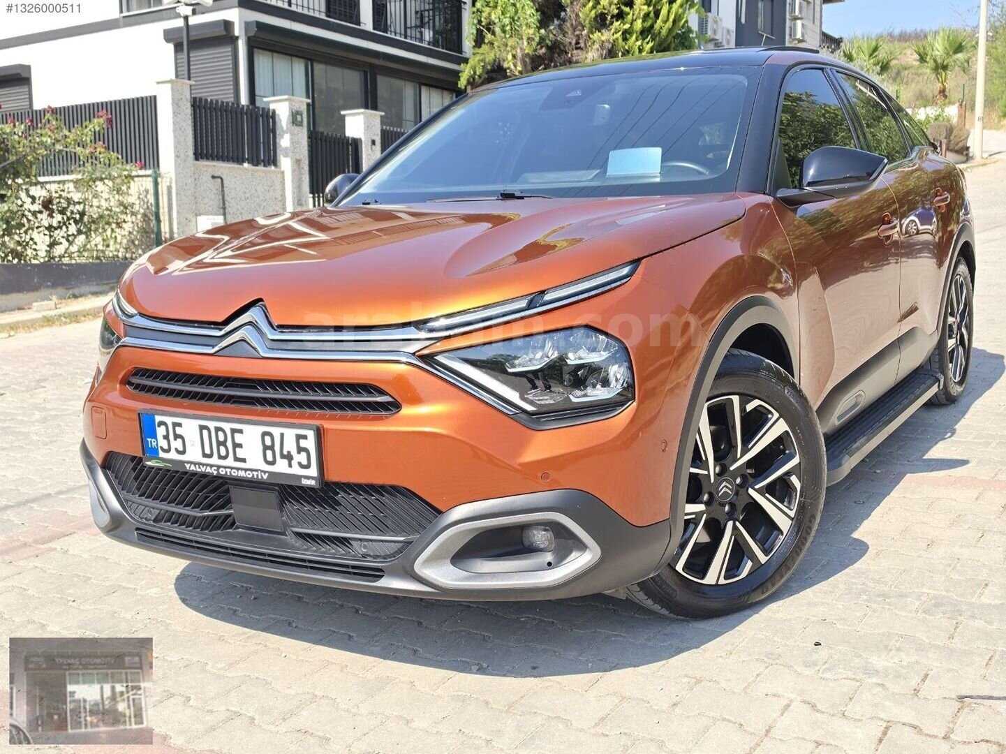 Galeriden Citroen C4 1.2 PureTech Shine Bold 2022 Model İzmir 63.000 km Turuncu 1