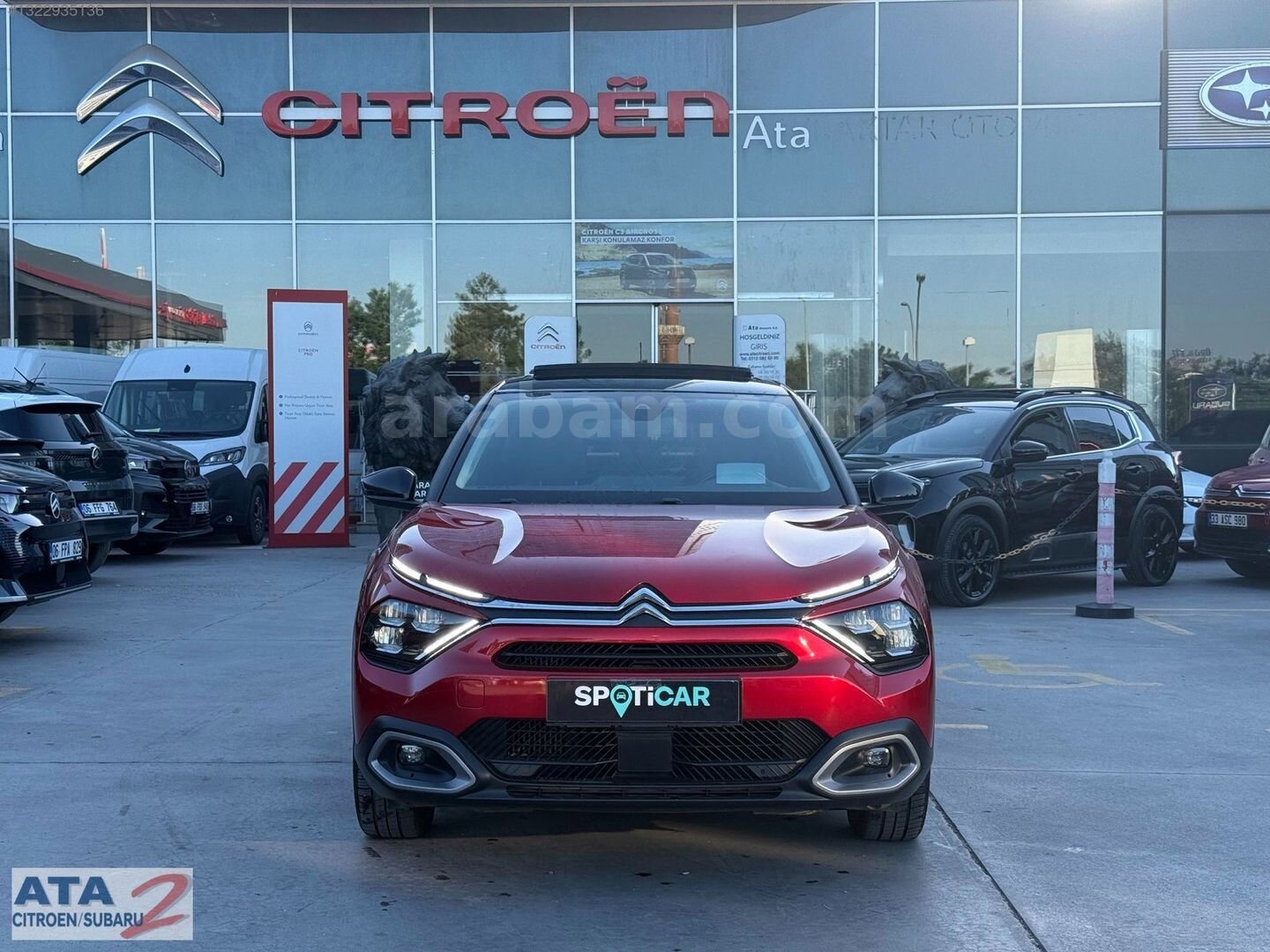 Galeriden Citroen C4 1.2 PureTech Shine Bold 2021 Model Ankara 74.859 km Kırmızı 1