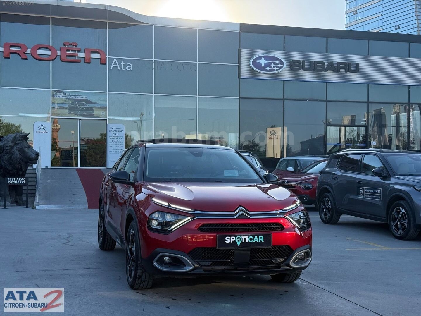 Galeriden Citroen C4 1.2 PureTech Shine Bold 2021 Model Ankara 74.859 km Kırmızı 2
