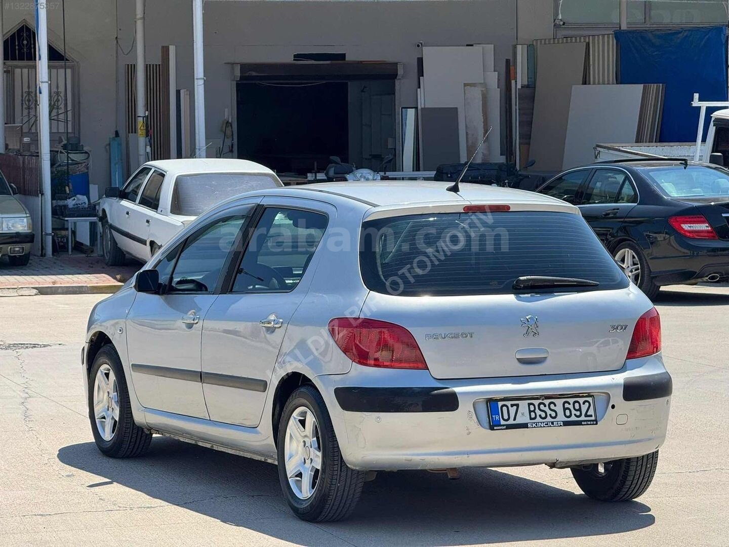 Galeriden Peugeot 307 1.6 XT 2003 Model Antalya 246.000 km Gri 4