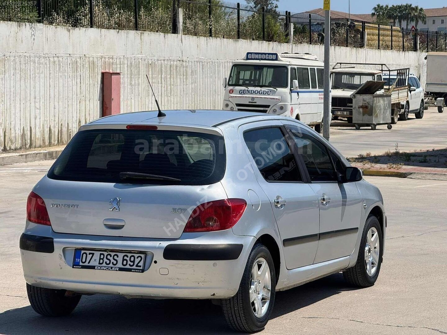 Galeriden Peugeot 307 1.6 XT 2003 Model Antalya 246.000 km Gri 6