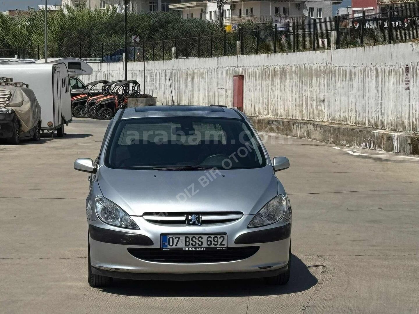Galeriden Peugeot 307 1.6 XT 2003 Model Antalya 246.000 km Gri 2