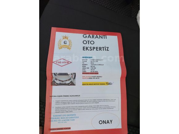 Sahibinden Toyota Corolla 1.4 D-4D Touch 2016 Model Gaziantep
