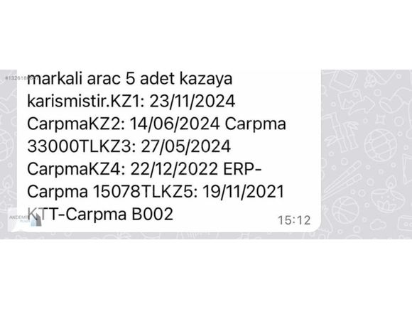 2019 TOUCH 1.5 BLUE DCI 115 LİK ELMAS JANT 124 BİNDE