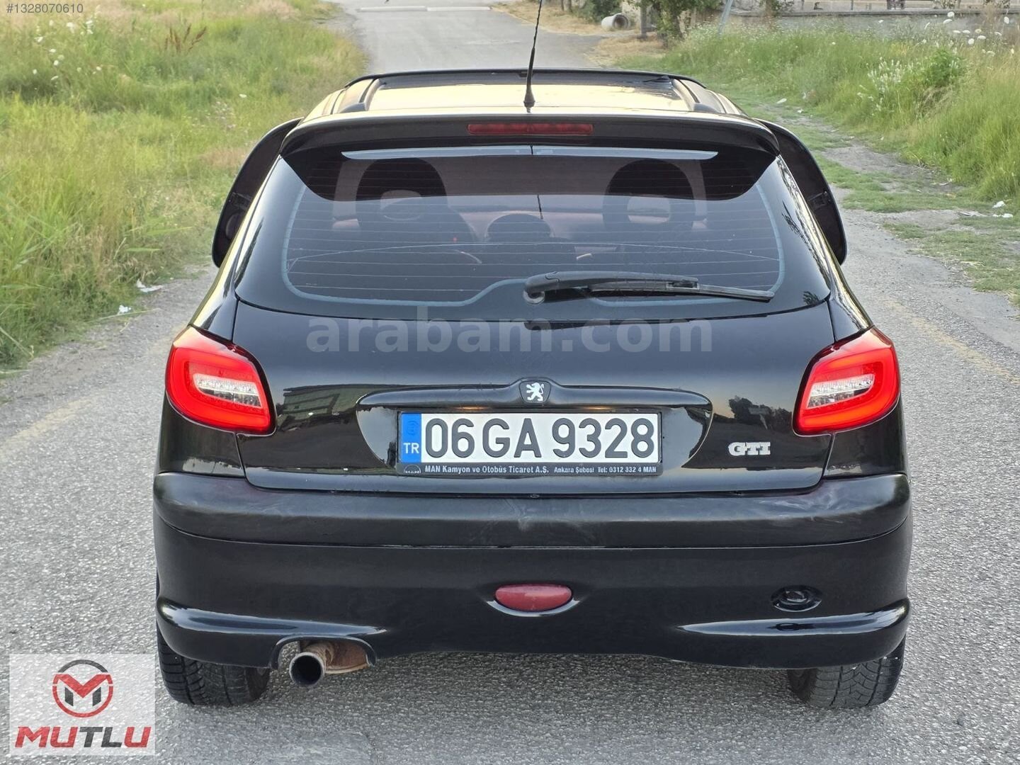 Galeriden Peugeot 206 2.0 GTI 2001 Model Ankara 339.000 km Siyah 4