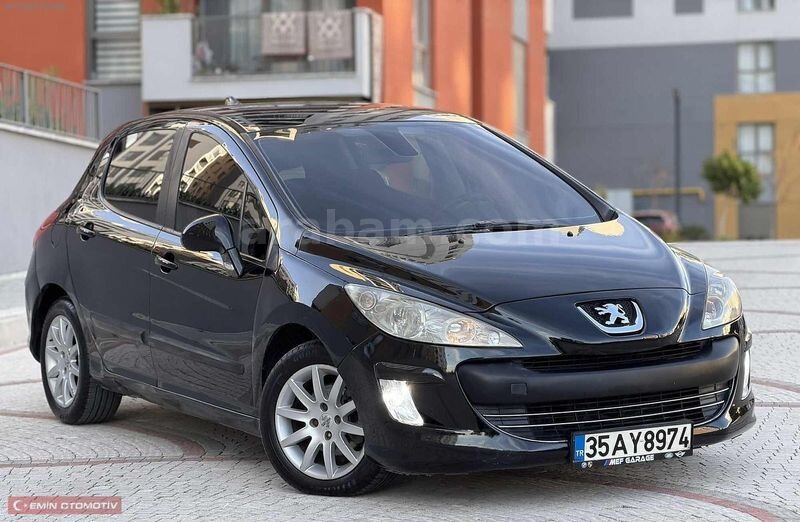 Galeriden Peugeot 308 1.6 VTi Confort 2010 Model Antalya 219.000 km Siyah