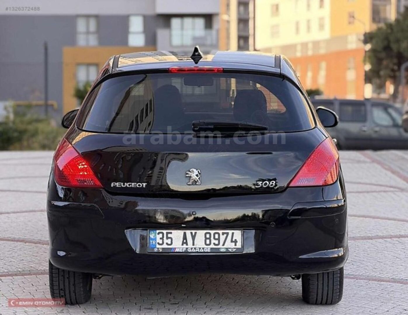 Galeriden Peugeot 308 1.6 VTi Confort 2010 Model Antalya 219.000 km Siyah 6