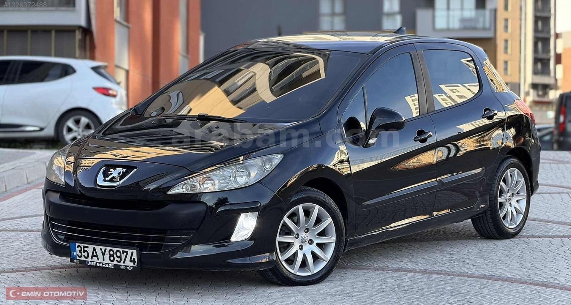 Galeriden Peugeot 308 1.6 VTi Confort 2010 Model Antalya 219.000 km Siyah 2