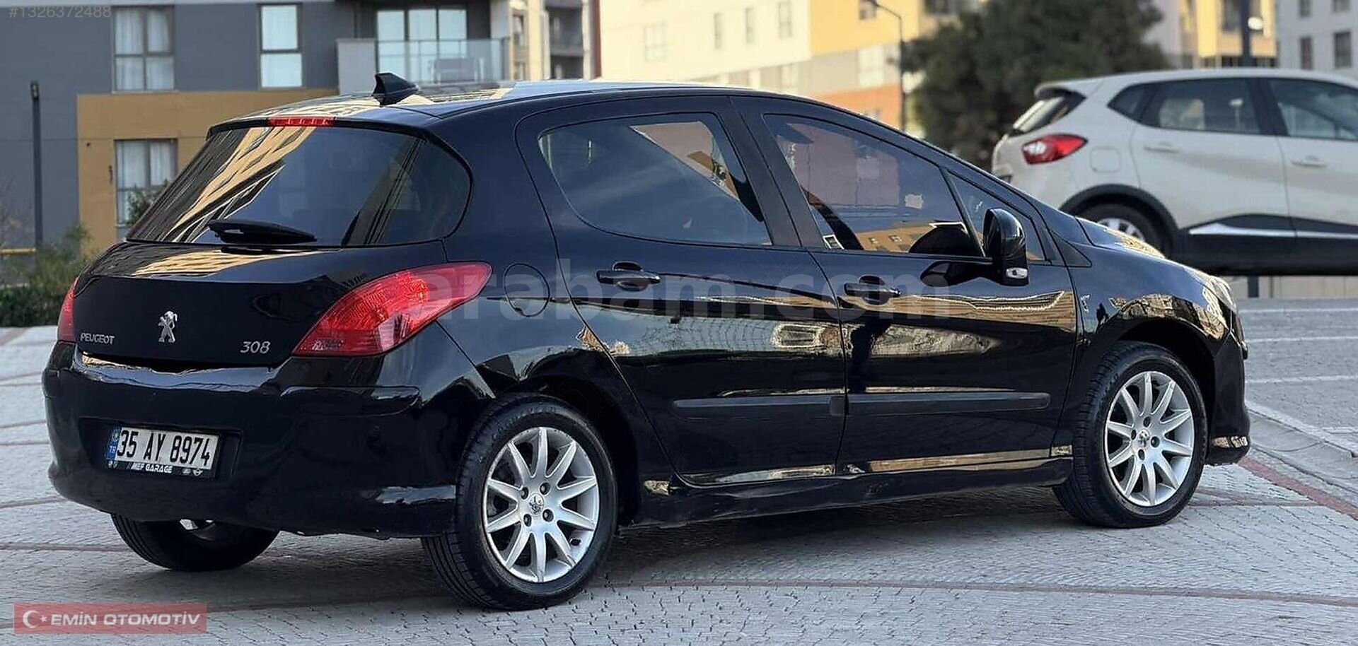 Galeriden Peugeot 308 1.6 VTi Confort 2010 Model Antalya 219.000 km Siyah 7