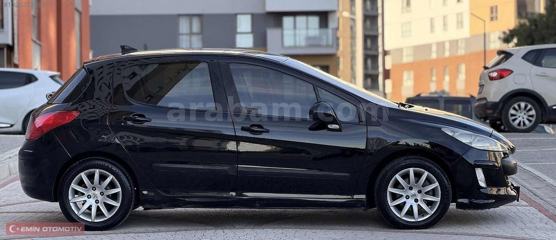 Galeriden Peugeot 308 1.6 VTi Confort 2010 Model Antalya 219.000 km Siyah 3