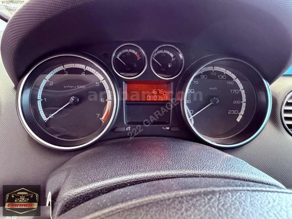 222 GARAGE dan PEJO 308 DEĞİŞENSİZ ORJİNAL 80 bin de CAM TAVAN