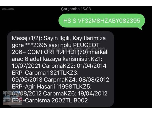 AĞAÇDELEN-2011 MODEL 1.4 DİZEL 206+