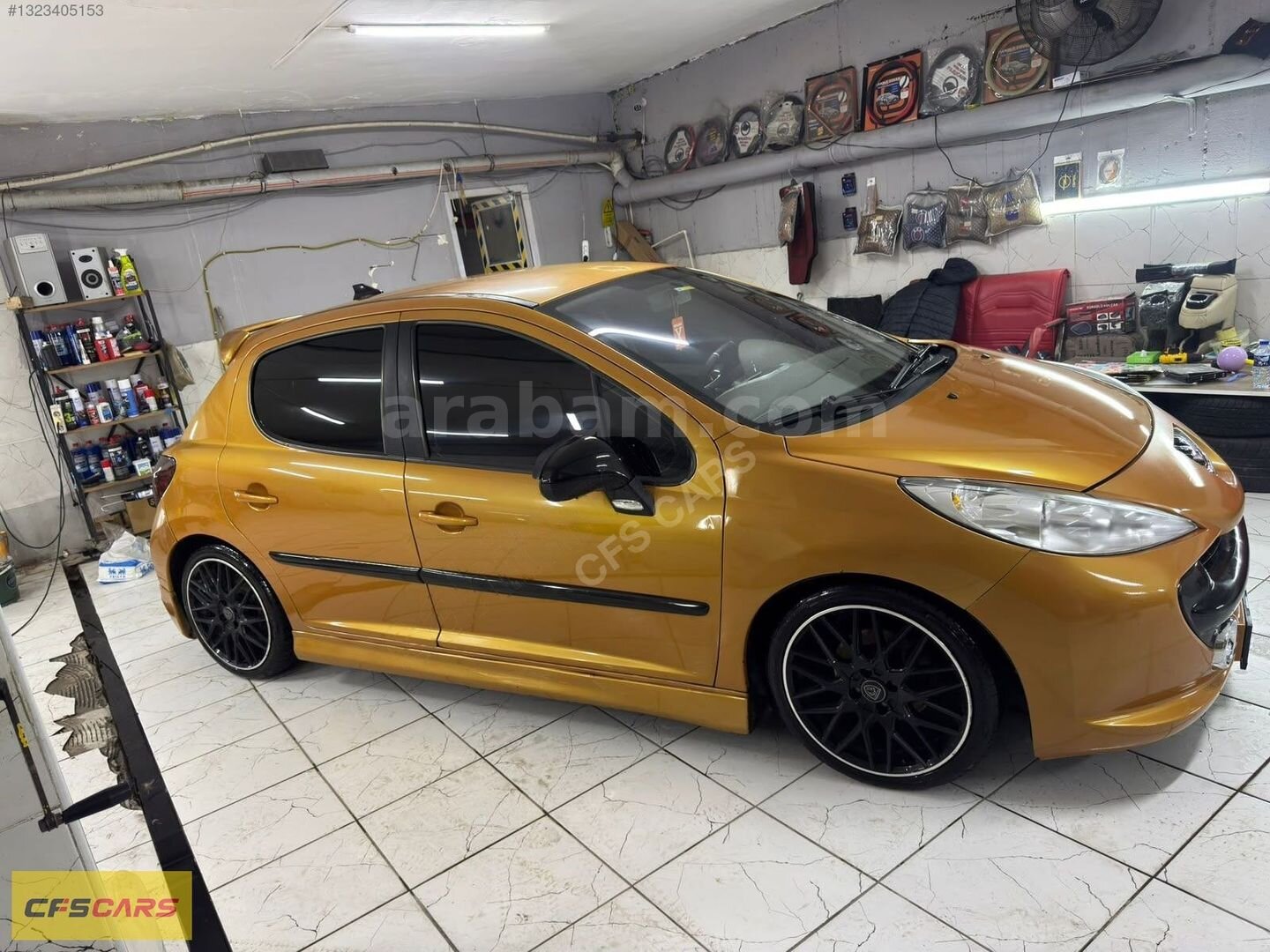 Galeriden Peugeot 207 1.4 HDi Trendy 2008 Model Denizli 291.000 km Sarı 6