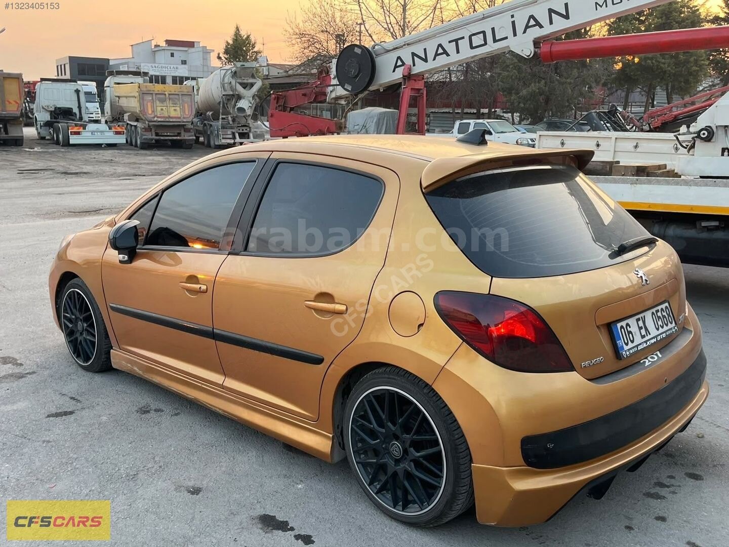 Galeriden Peugeot 207 1.4 HDi Trendy 2008 Model Denizli 291.000 km Sarı 2